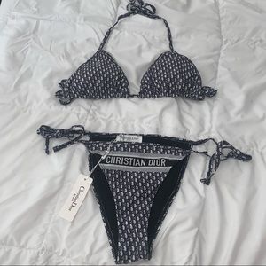black dior bikini